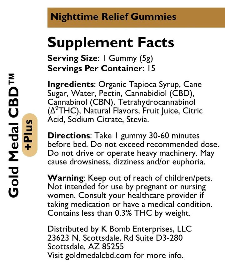 Nighttime Relief Gummies